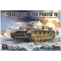 Border Model 1:35 BT039 Kugelblitz Flak Panzer IV - MK103 Doppelflak 30mm Plastic