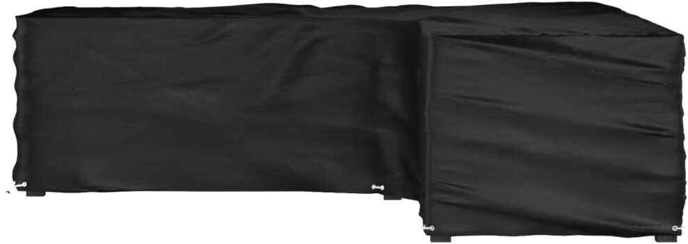 Dakota Fields 250 cm W Outdoor Patio Sectional Cover Black 70cm H X 250cm W X 250cm D