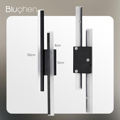 Friendly Fresh Finds Rechargeable Wall Sconce Wireless LED Wall Light Battery Powered Modern Wall Lamp black