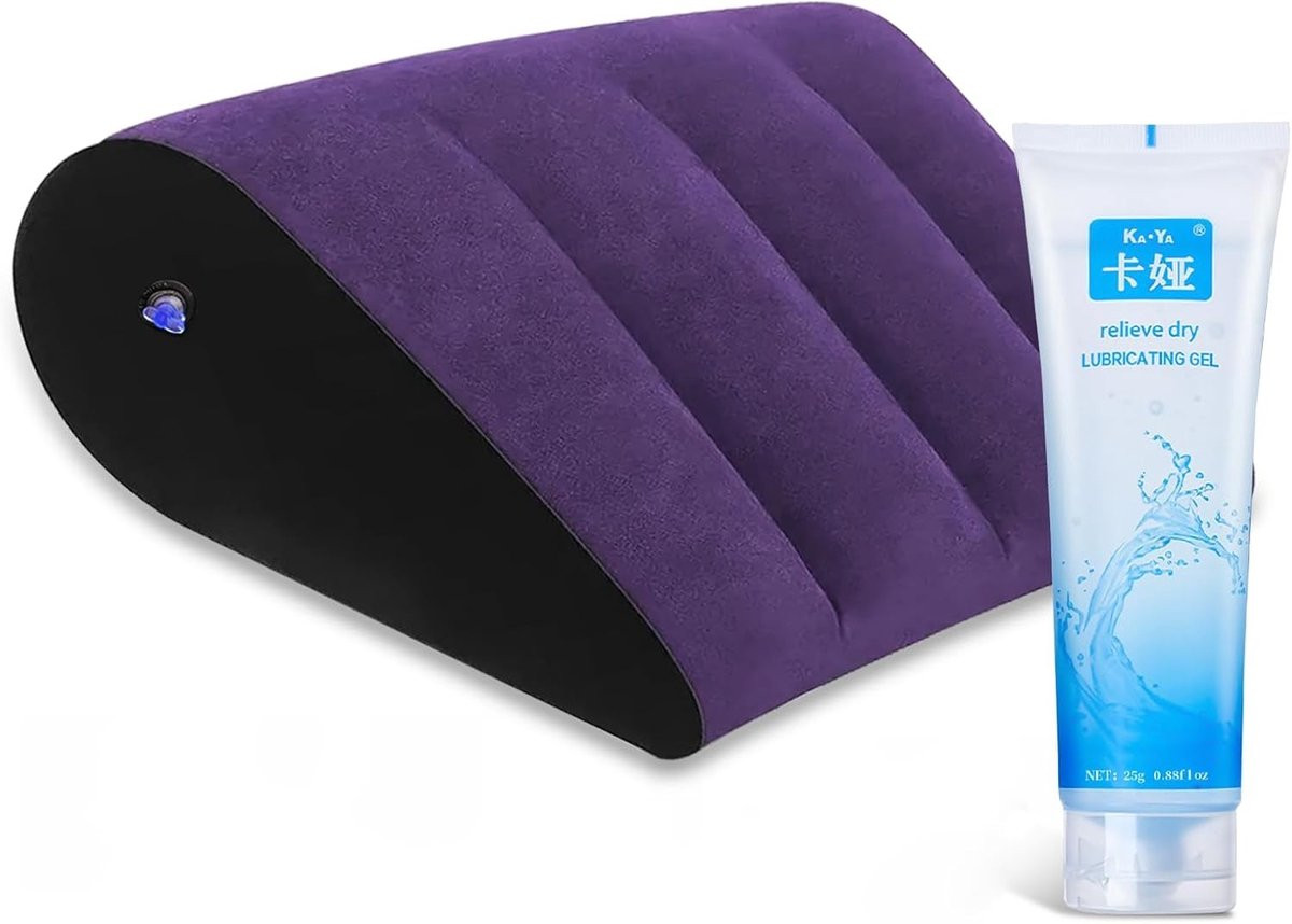 Ergonomisch Lumbar Kussen met 25ml Glijmiddel voor G-spot Stimulatie en Comfortabel Zitten of Liggen