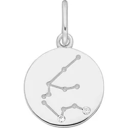 LEAF - KETTENANHÄNGER - WASSERMANN ZODIAC SIGN -  silber