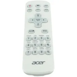 Acer Original Fernbedienung MC.JMV11.008, J-25021 (Gerätespezifische Fernbedienung, Infrarot), Fernbedienung, Schwarz