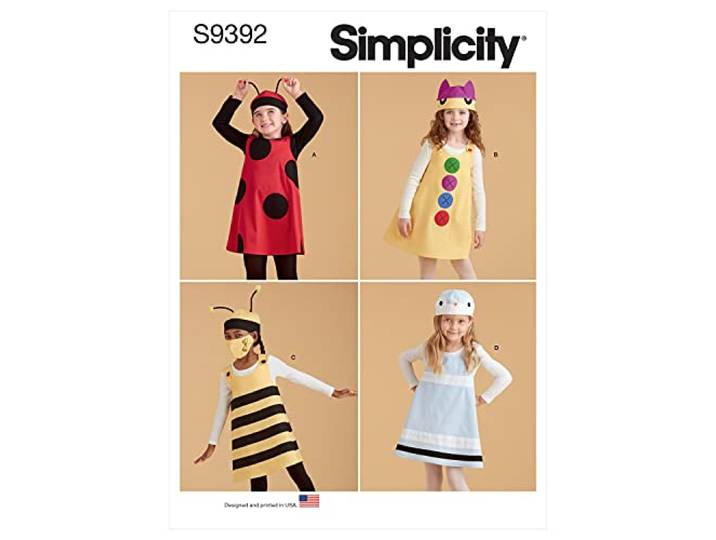 Simplicity Naaipatroon S9392 Kindertruien, hoeden en gezichtsmaskers