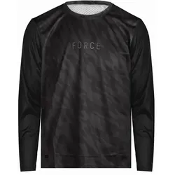 Force MTB Rules Herrentrikot Langarm schwarz/grau Gr. M