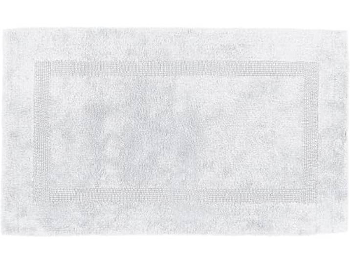 Erwin Müller Badematte, Badteppich Heraklion weiß Größe 70x120 cm - Kochfest, für Fußbodenheizung geeignet, 100% Baumwolle (weitere Farben, Größen)