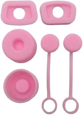 Uplift Picks Silicone Spill Proof Stopper Set For Stanley 30oz And 40oz Tumblers pink