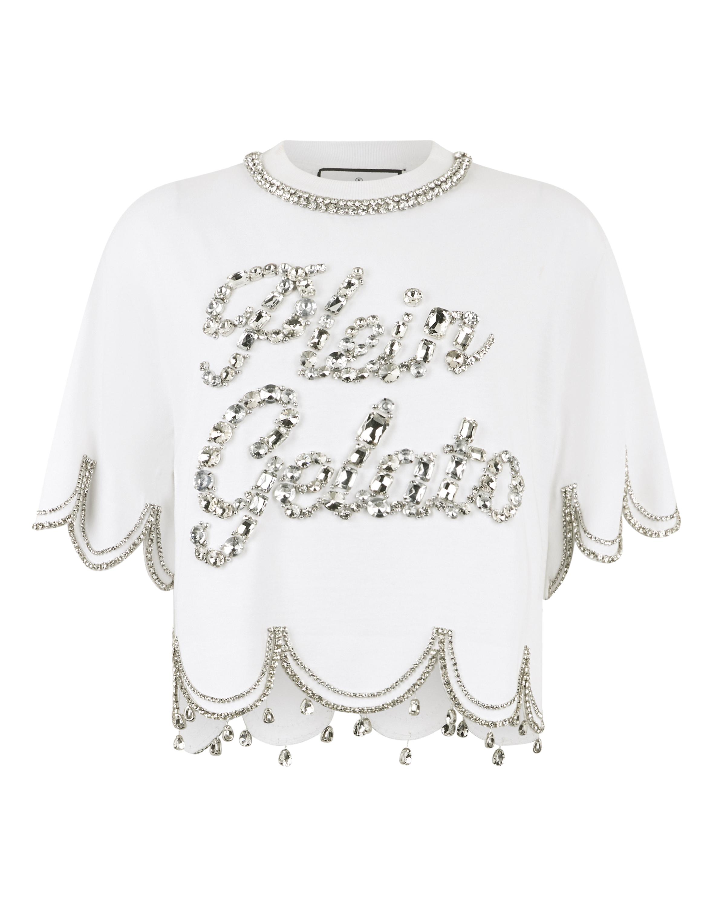 Cropped T-Shirt Crystal Waves