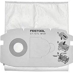 Festool, Industriestaubsauger Zubehör, Selfclean Filtersack SC FIS-CT MIDI/5