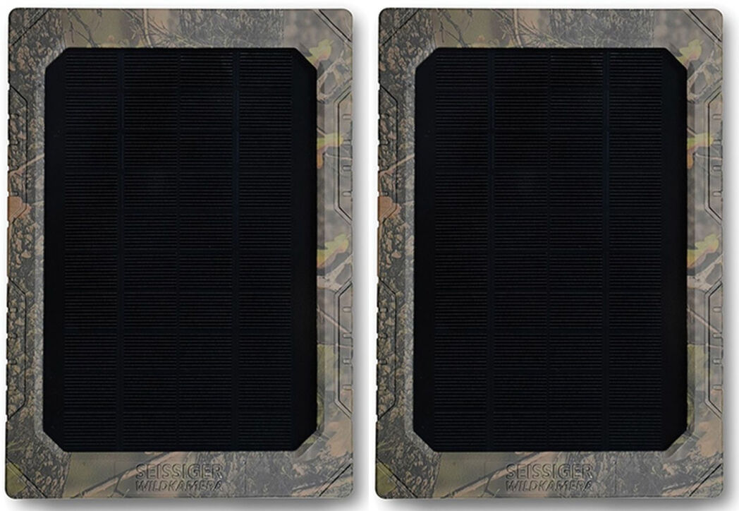 SEISSIGER Solarpanel für Wildkameras 2er Pack
