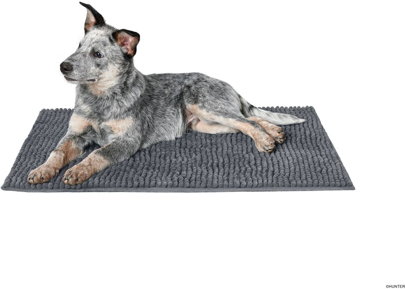 DOG SPORT HUNTER Schmutzfang-Hundematte Waterloo M (80 x 60 cm), grau