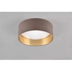 Trio R64191141 LED-Deckenleuchte Locarno 1x12W | 1160lm | 3000K | IP20 - taupe, weiß