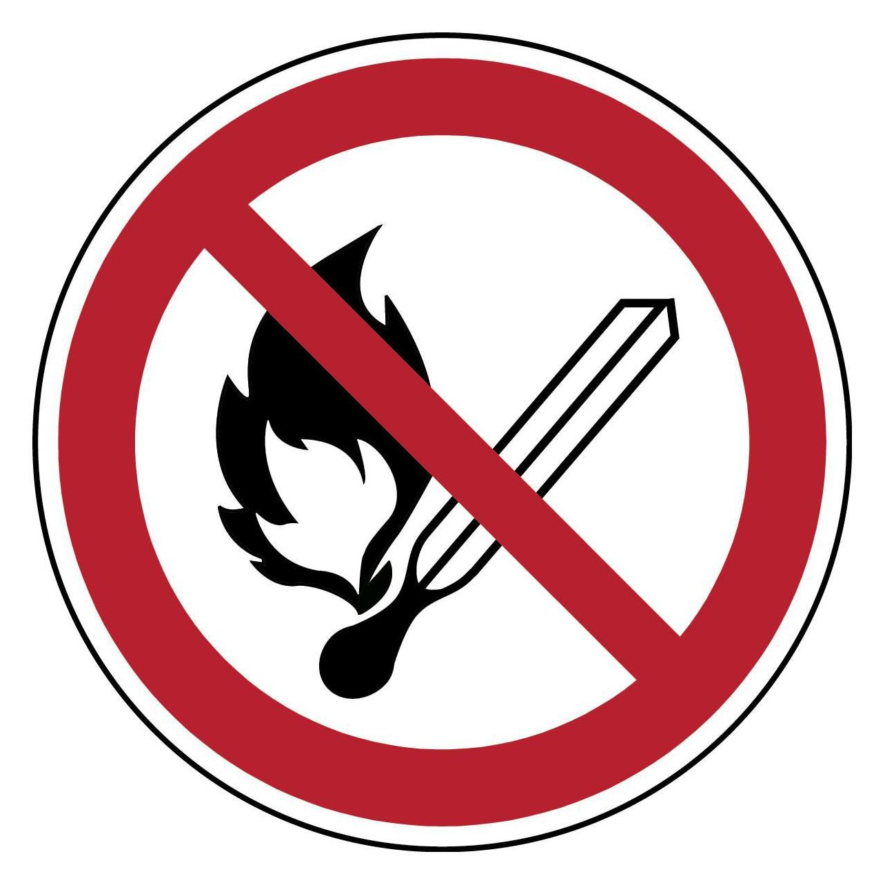 Brady ISO 7010 Sign - No open (PIC P003-DIA 200-PP-CRD/1)