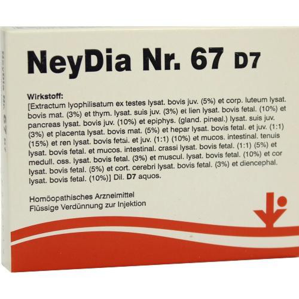 vitOrgan Arzneimittel GmbH Neydia Nummer 6 7 D7 Ampullen 06487256