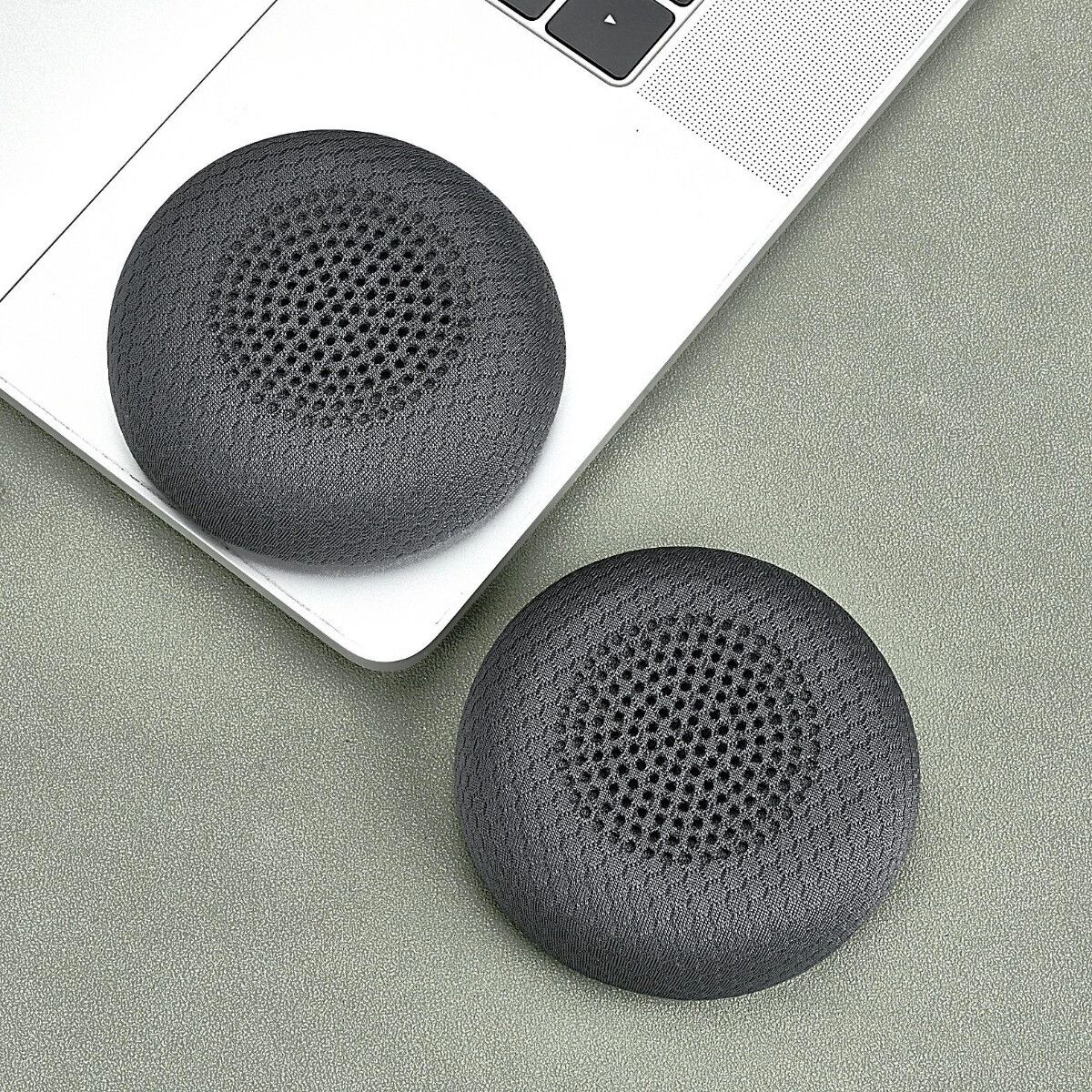 INF Coussinets d'oreille compatibles avec Logitech Zone Wireless 2 - Maille football, mousse à mémoire, isolation phonique