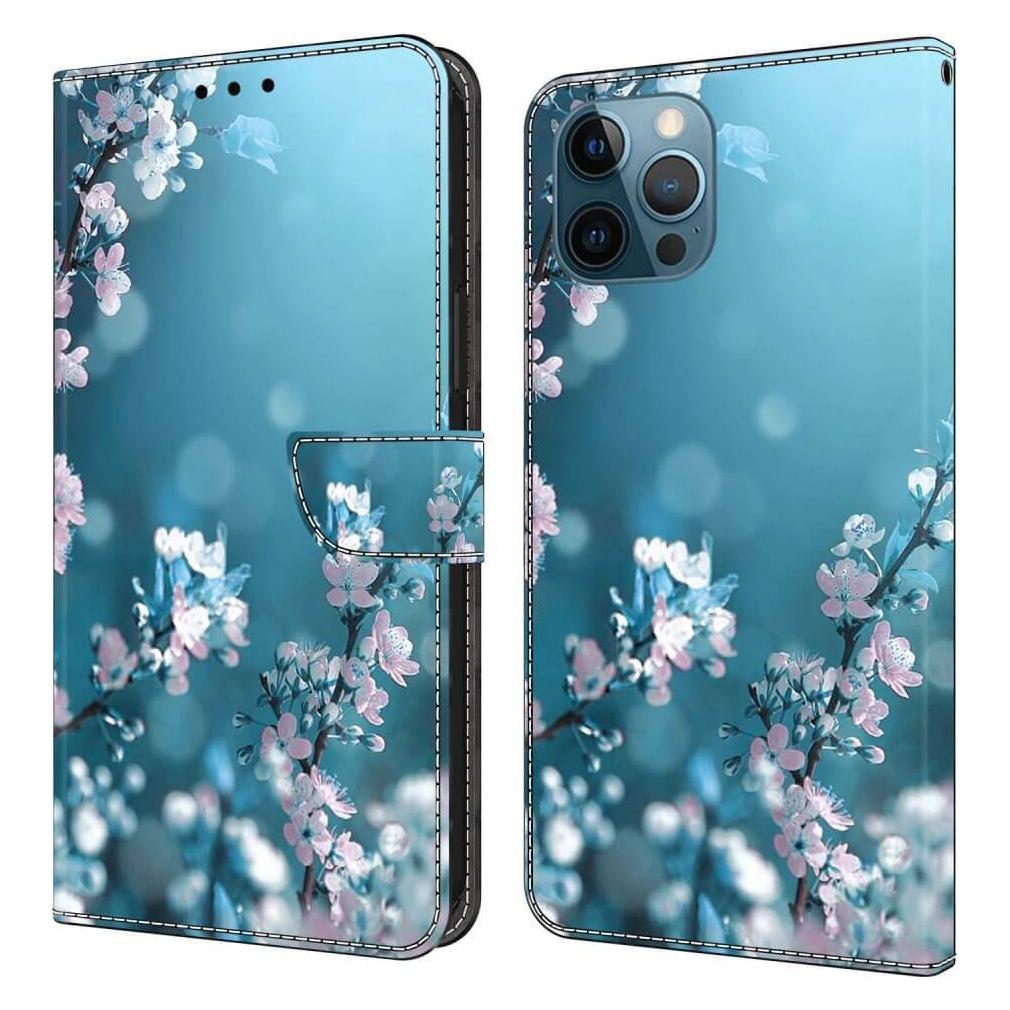 Cover-Discount iPhone 15 Pro - 3D-Effekt Hülle Etui Pflaumenblüte (Apple iPhone 15 Pro) (660155100L)