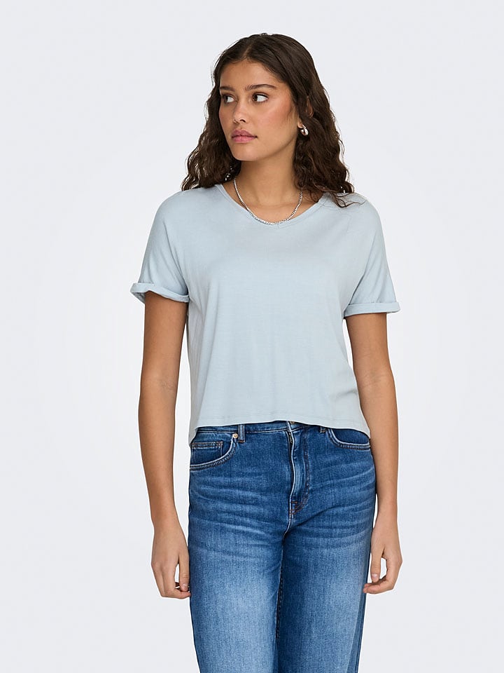 JDY Shirt "Sissy" in Hellblau - M