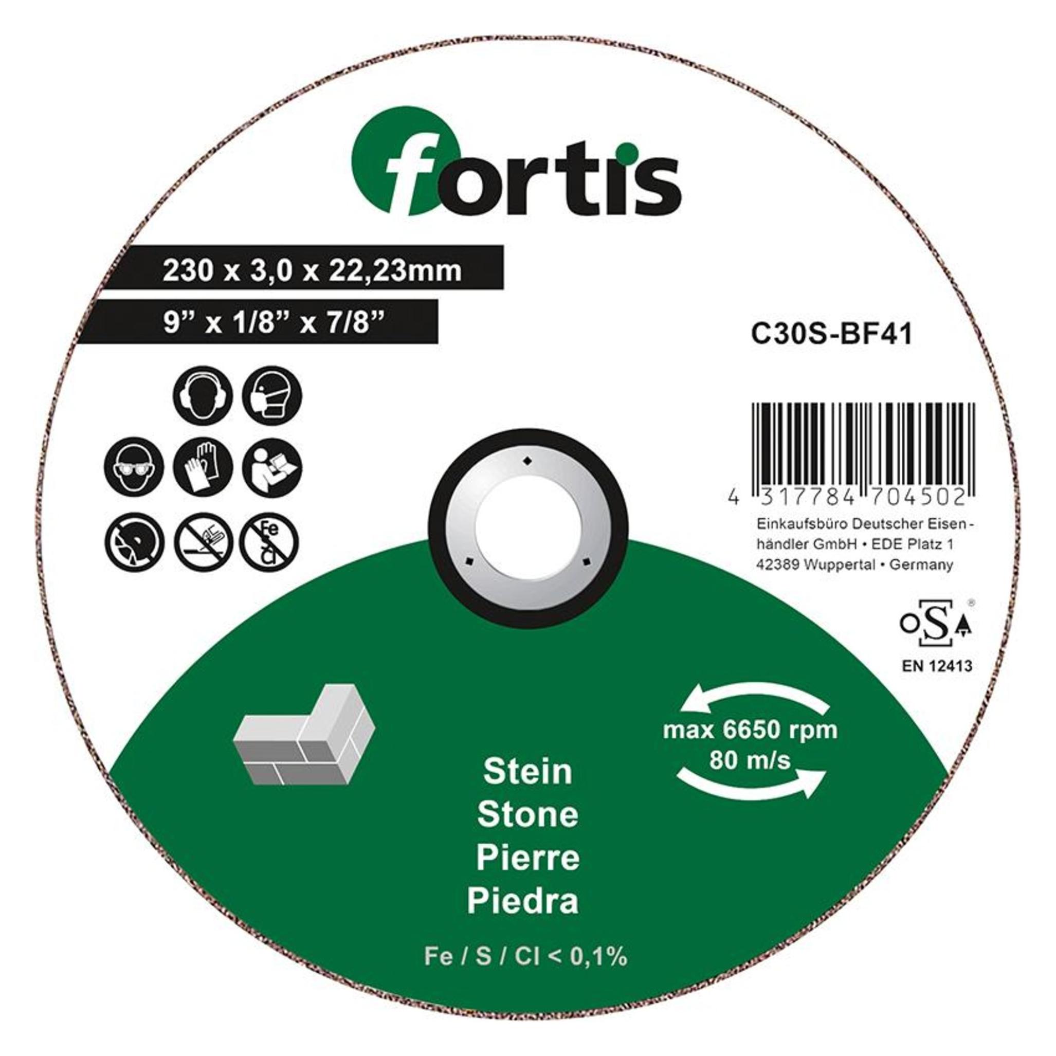 Magni FORTIS Trennscheibe Stein 230 x 3,0mm gerade (4317784704502)