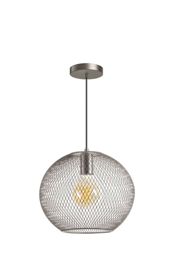 ETH Billie design hanglamp bruin metaal Ø 30 cm