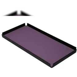Stil Casa, Set 6 Tabletts pro Hotelzimmer, Innenraum aus Polyurethan gepaart, 35x17 cm, lila.