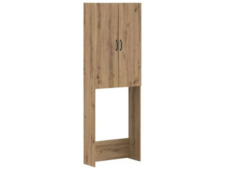 Heofavd Toilettenschrank Artisan-Eiche WC-Schrank 66x25,5x190cm