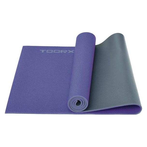 Toorx Yoga mat MAT-177 173x60x0,6 Purple / Gray (6 mm) (ST-530GAMAT177)