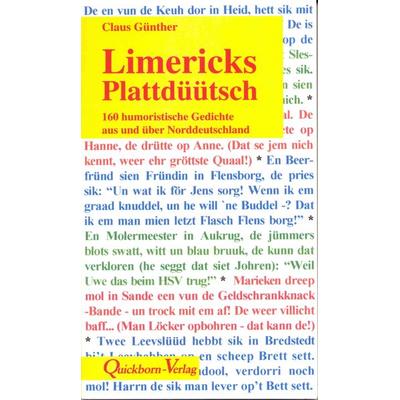 Limericks Plattdüütsch, Taschenbuch von Claus Günther, Quickborn, 978-3-87651-291-4