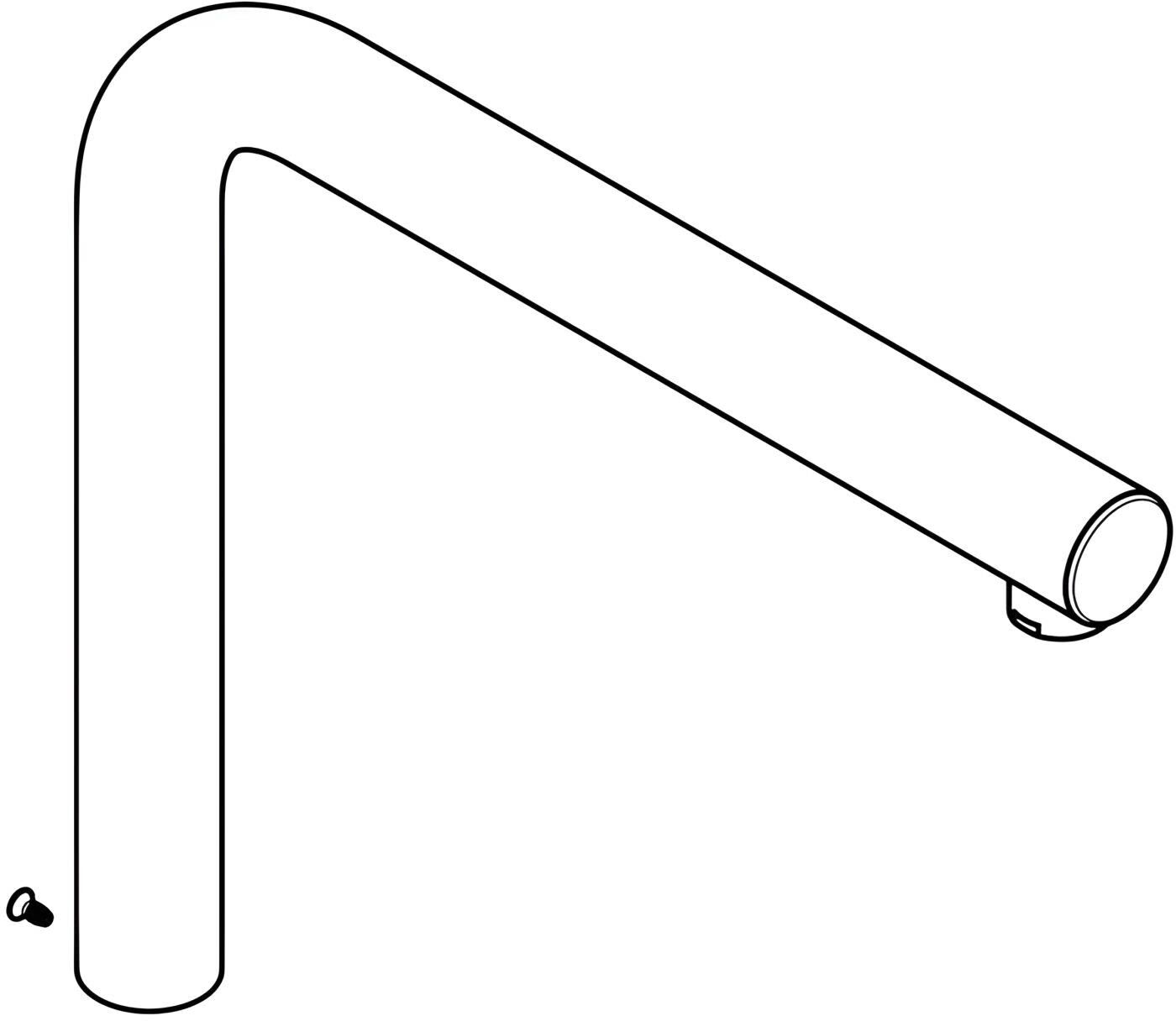 Hansgrohe spout complete 98489000