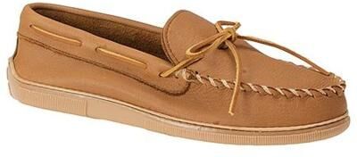 Minnetonka Men's Moosehide Classic - 9 Tan Slipper D
