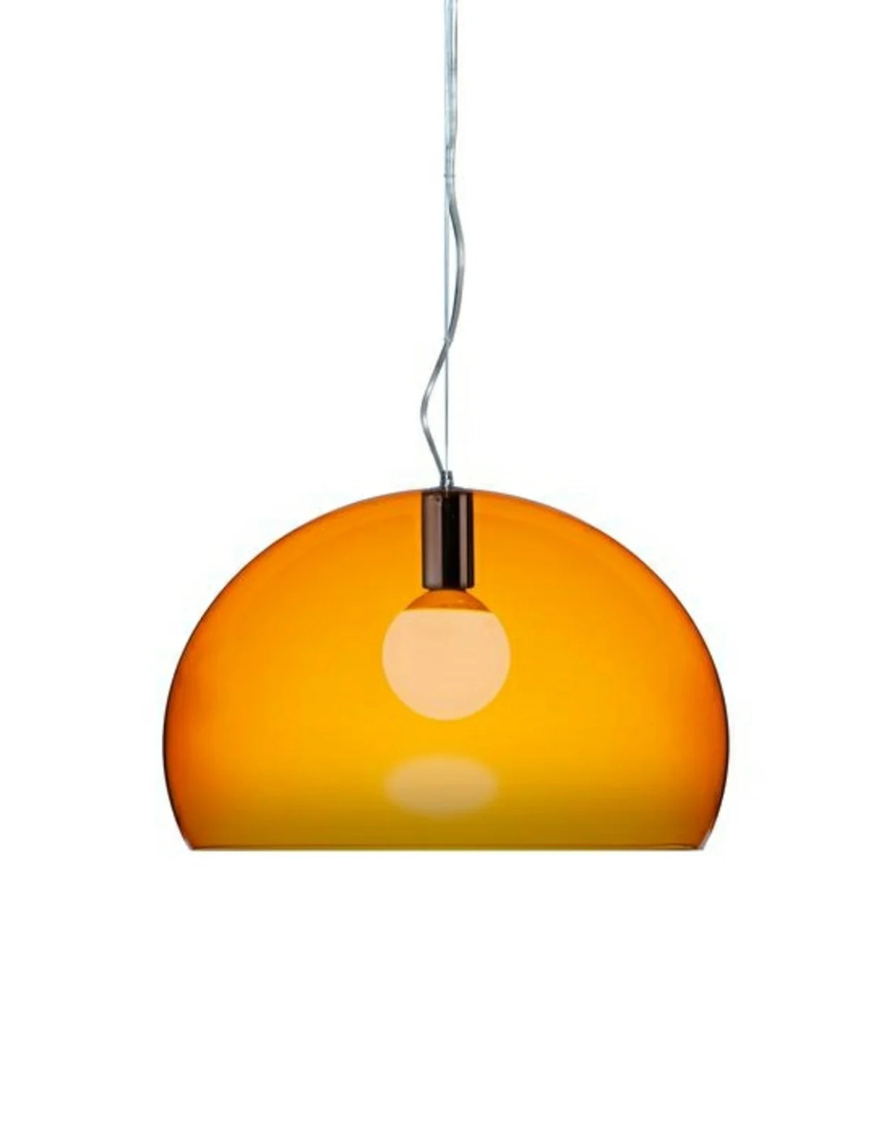 Kartell FL/Y Hanglamp Oranje Transparant - Modern Kunststof