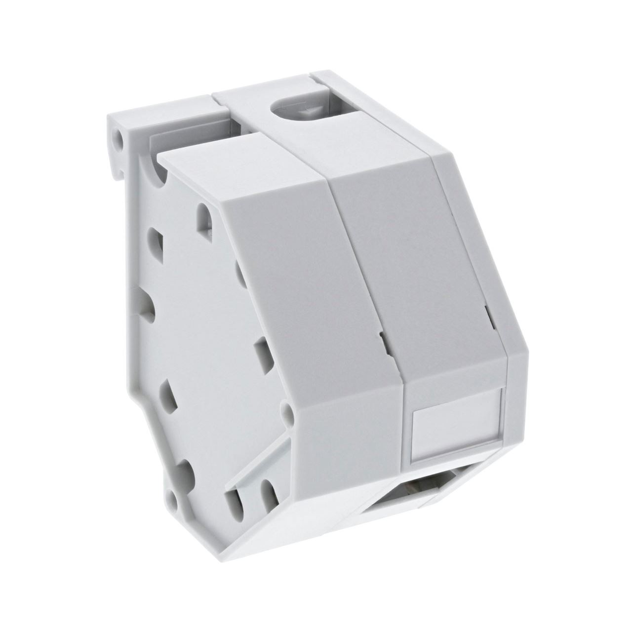 InLine Keystone SNAP-In LWL Keystone Modulhalter, 1-fach für Hutschiene
