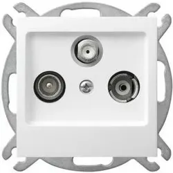 Ospel GPA-GSP/m/00 (Antennendose), SAT Zubehör, Weiss