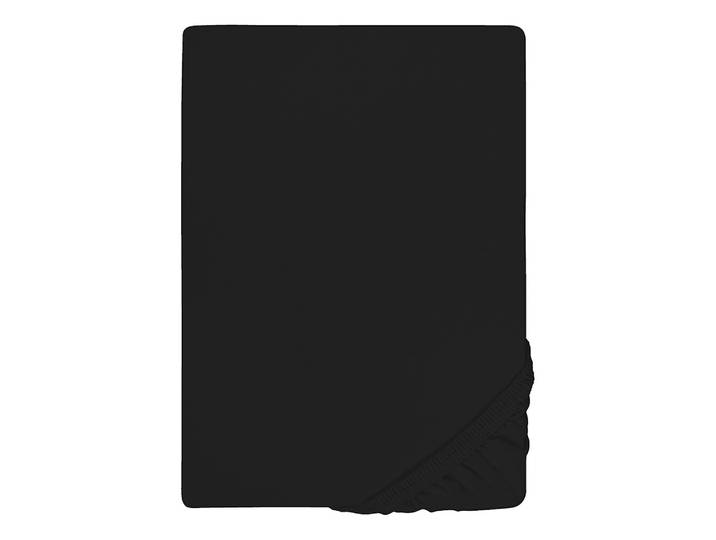 Drap-housse pour surmatelas 0077641 140 - 160 x 200-220 cm Noir/Noir