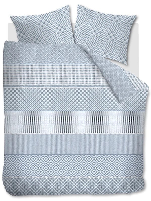 Rivièra Maison Francesco blauw dekbedovertrek voor volwassenen