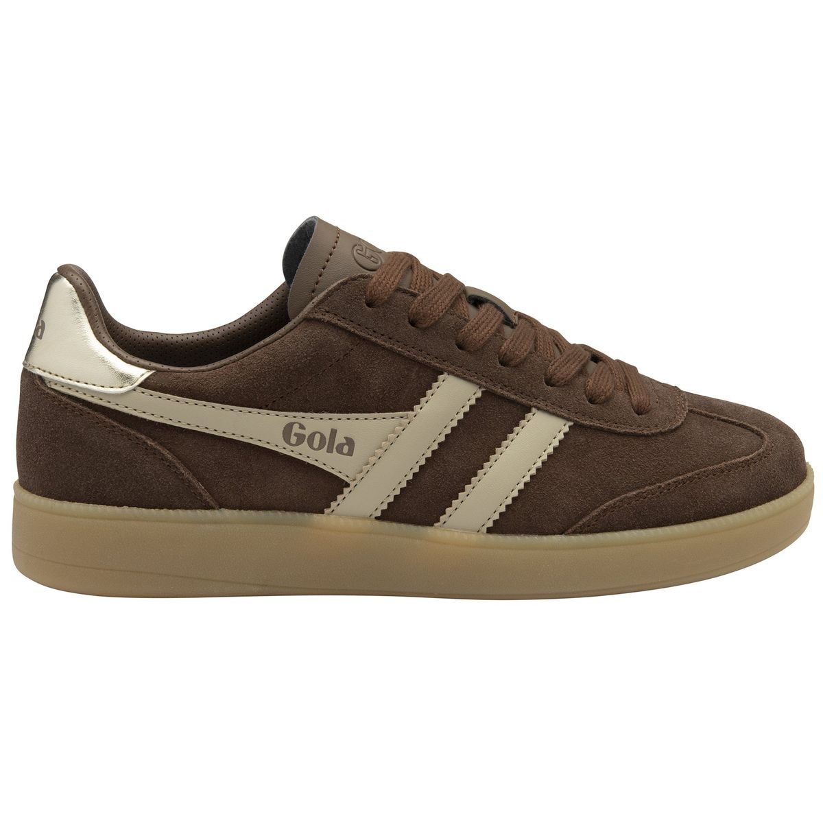 Gola Viper Sneaker Women dark brown/bone/gold/gum (TC) 39 CLB735-TC-39-darkbrownbonegoldgum
