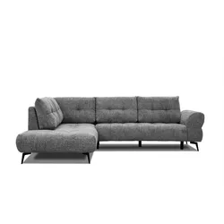 ECKSOFA SALVINI 5-Sitzer, dunkelgrau
