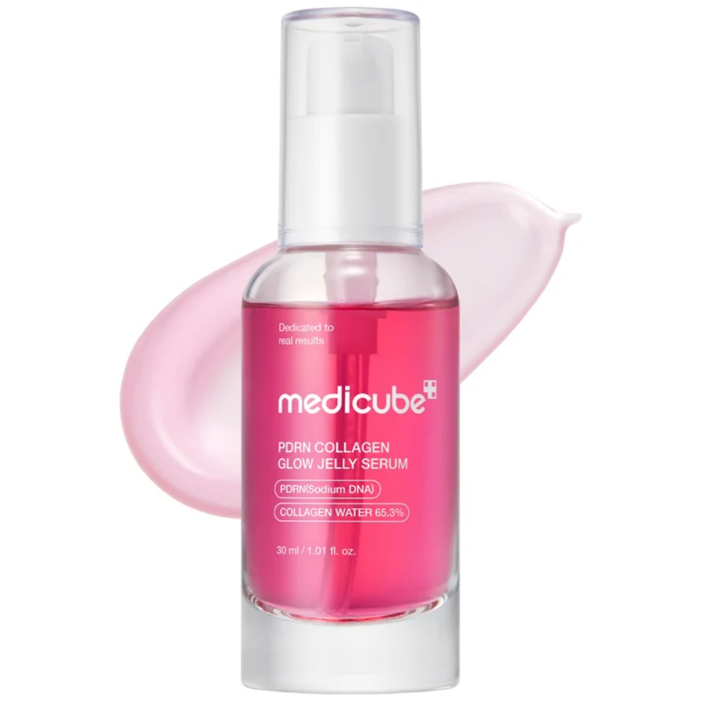 Medicube PDRN Sérum facial «Glow Jelly» de « Collagen » en color rosa 30mL