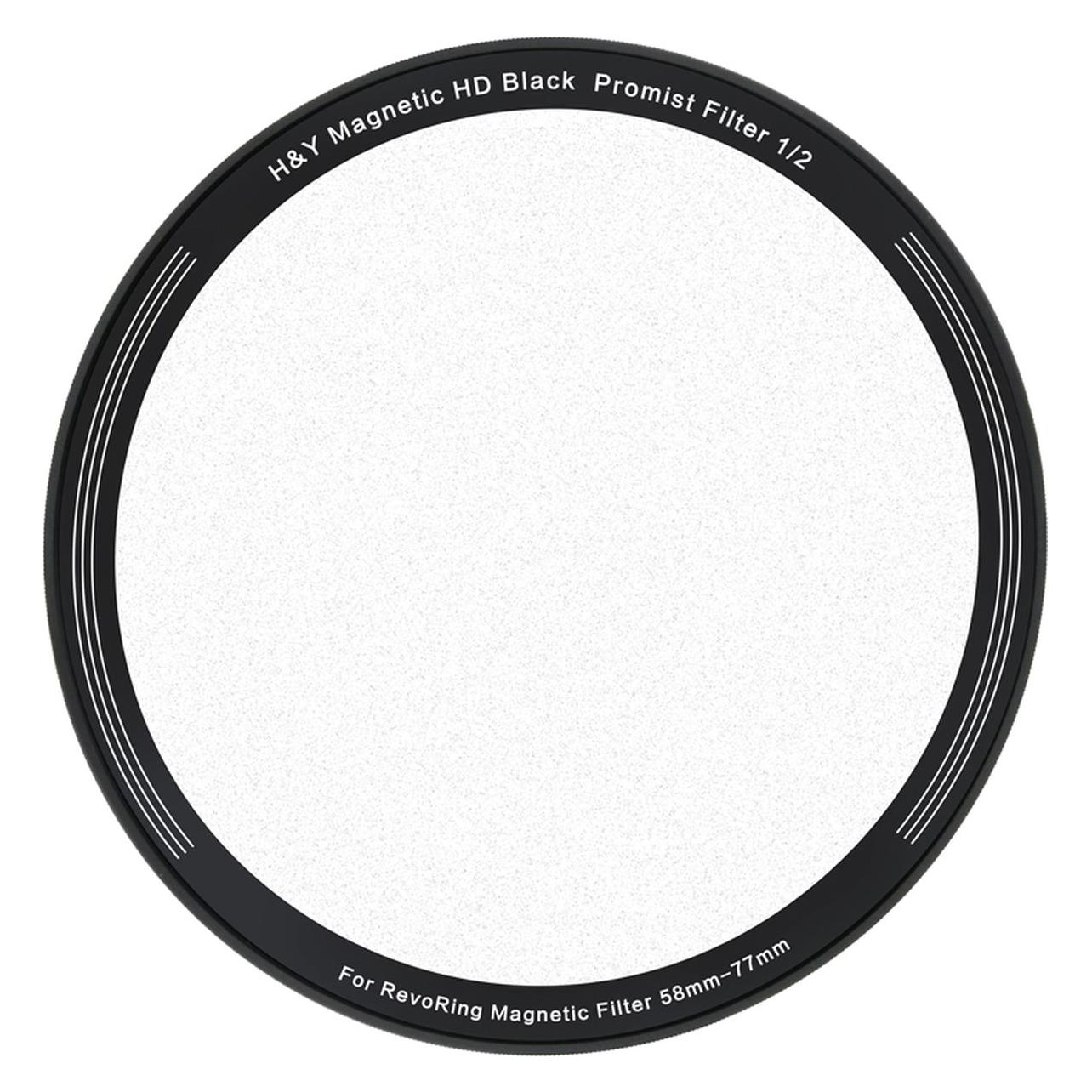 H&Y Black Mist Magnetic 1/2 Clip-on Filter for REVORING 58-77mm (Black Mist Filter) (HY-RMB2-77)