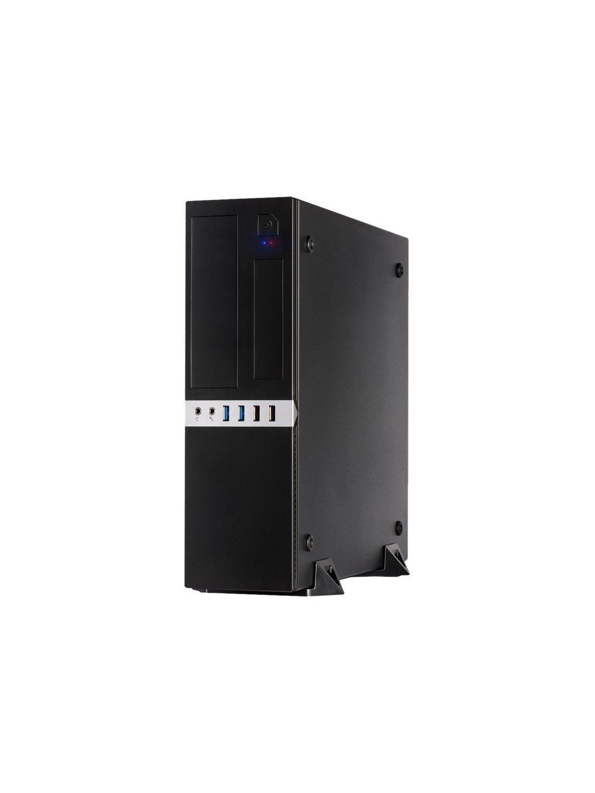 Inter-Tech IT-503 - Gehäuse - Desktop slimline - Schwarz