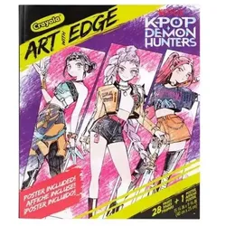 Crayola: Art With Edge – K-Pop Demon Hunters Mal- und Posterbuch