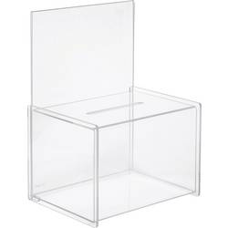 Sigel Aktionsbox mit Einwurf VA150 Transparent (B x H x T) 22.5 x 31 x 17 cm 1 St.