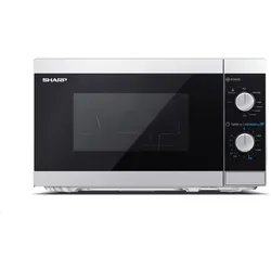 Sharp YC-MG01ES, Mikrowelle, Schwarz, Silber