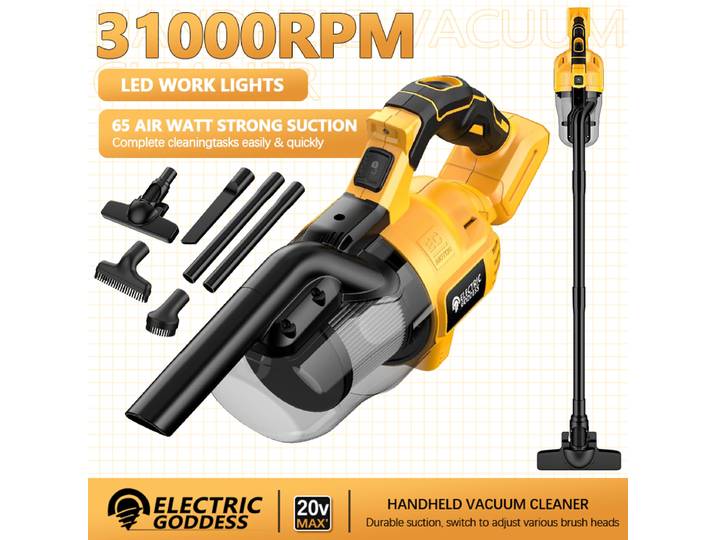EG 16000PA grande aspiration sans fil aspirateur électrique collecteur de poussière électrique pour tapis de sol dur voiture pour batterie Dewalt 20V