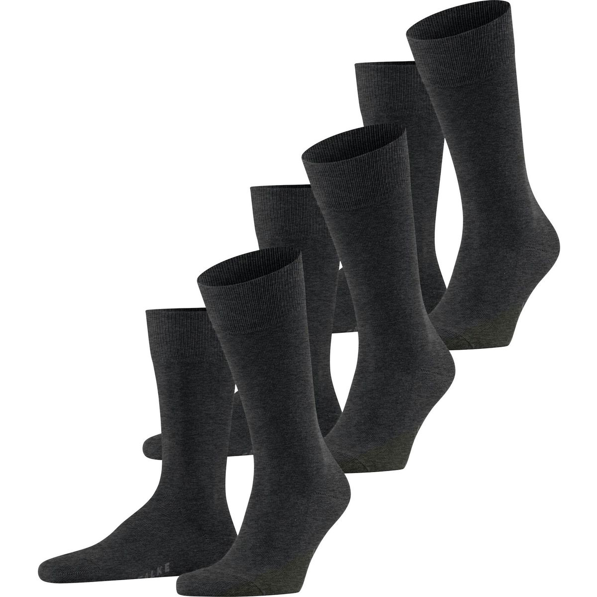 Falke Family 3-Pack Herren Socken anthra.mel (3080) 39-42 13097-3080-39-42