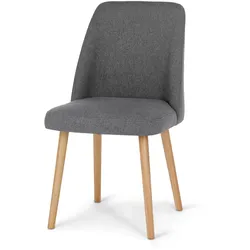 Tchibo - Gepolsterter Esszimmer-Stuhl - 39x58x87cm - braun -