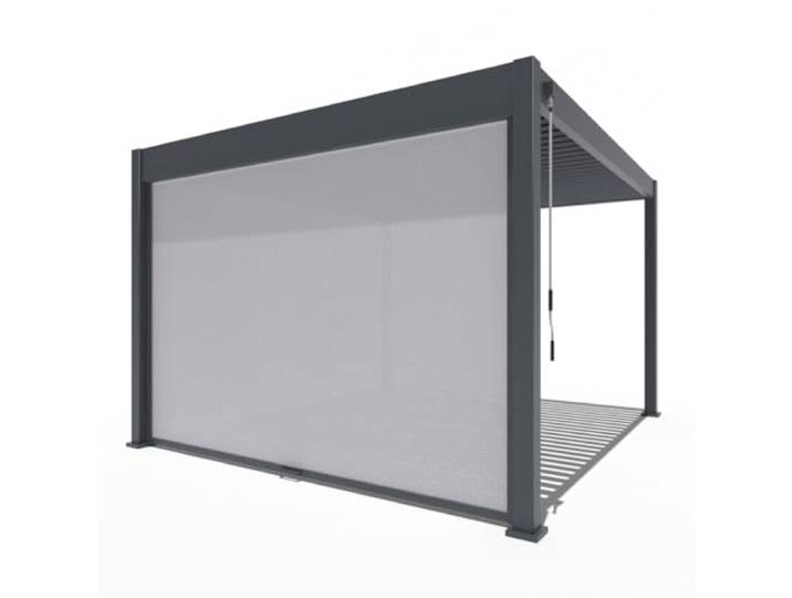Weide Ausziehbare Senkrechtmarkise für Alu-Pavillon & Pergola