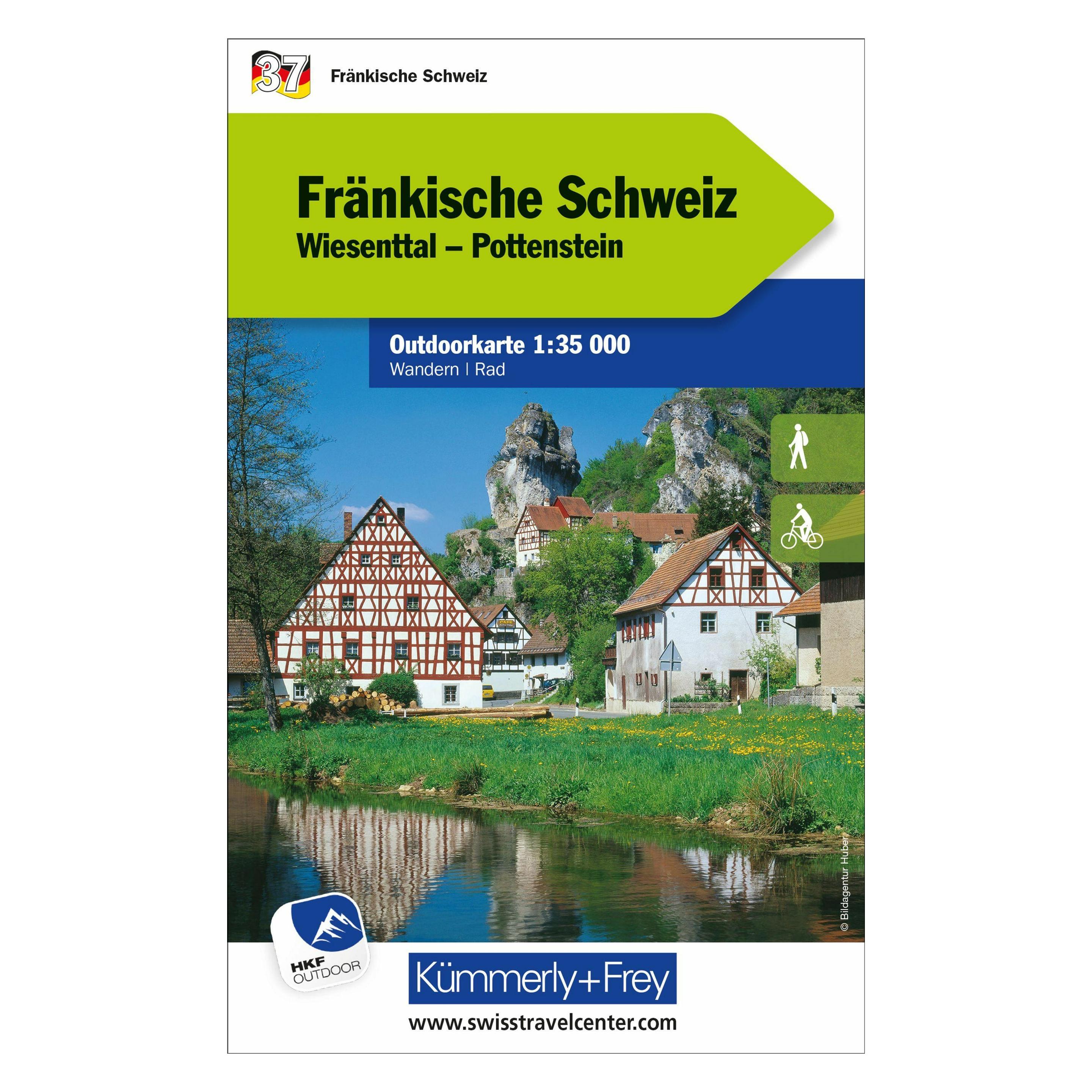 Hallwag Kümmerly+Frey Fränkische Schweiz Nr. 37 Outdoorkte De (41270805)