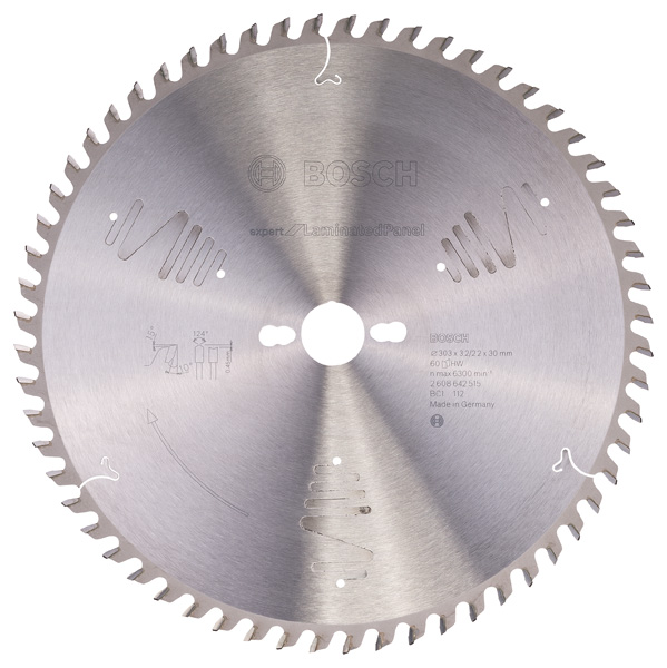 Bosch Kreissägeblatt Expert for Laminated Panel, 303 x 30 x 3,2 mm, 60 2608642515