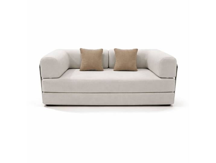 Canapé kaia convertible - blanc/sable