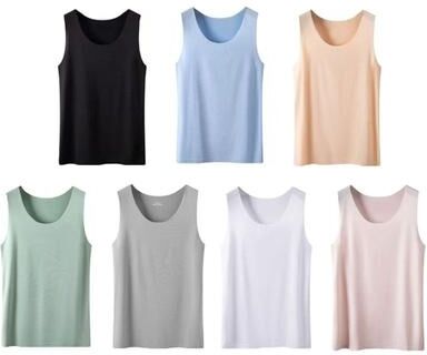 Uplifted Finds Women Ice Silk Seamless Racerback Tank Top m blue