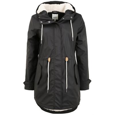 Regenjacke OXMO "Regenjacke OXJolinas", Damen, Gr. L, schwarz, Obermaterial: 100% Polyurethan PU., Mäntel Regenjacke